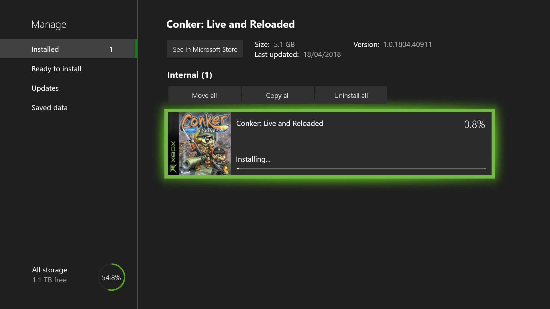Xbox загрузка игры. Xbox installer. Conker Xbox Original. Как поставить загрузку игр на Xbox one. Ошибки при запуске игр на Xbox one.