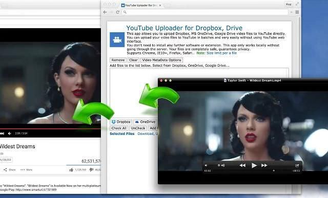 YouTube Uploader for Dropbox, Drive