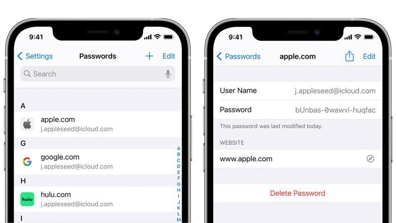 Apple Passwords