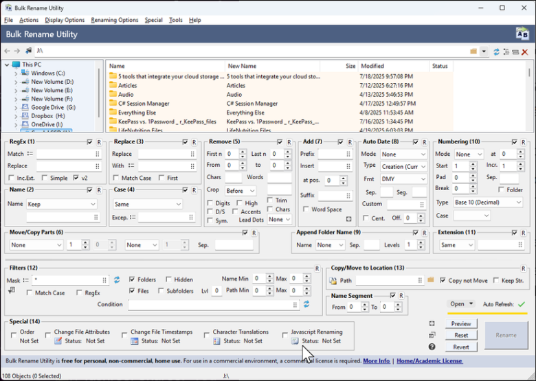 Bulk Rename Utility