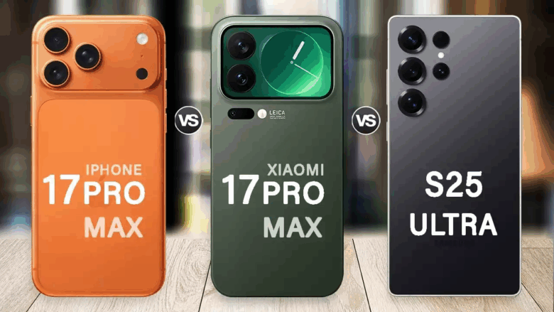 مقایسه دوربین iPhone 17 Pro Max، Xiaomi 17 Pro Max و Samsung Galaxy S25 Ultra